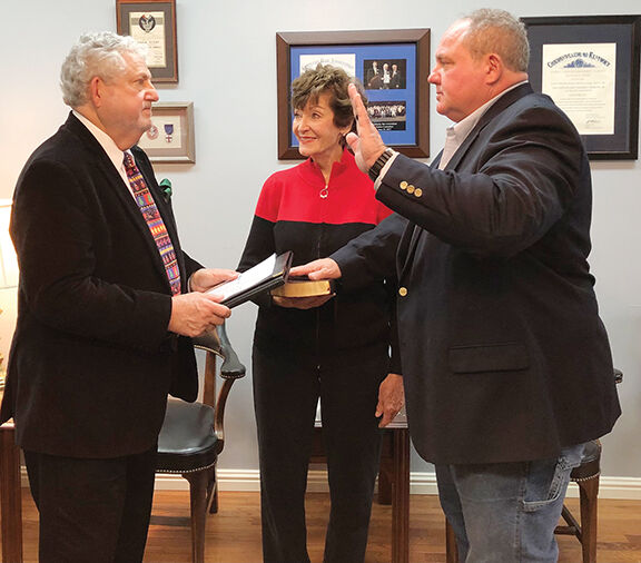 Deskins sworn in